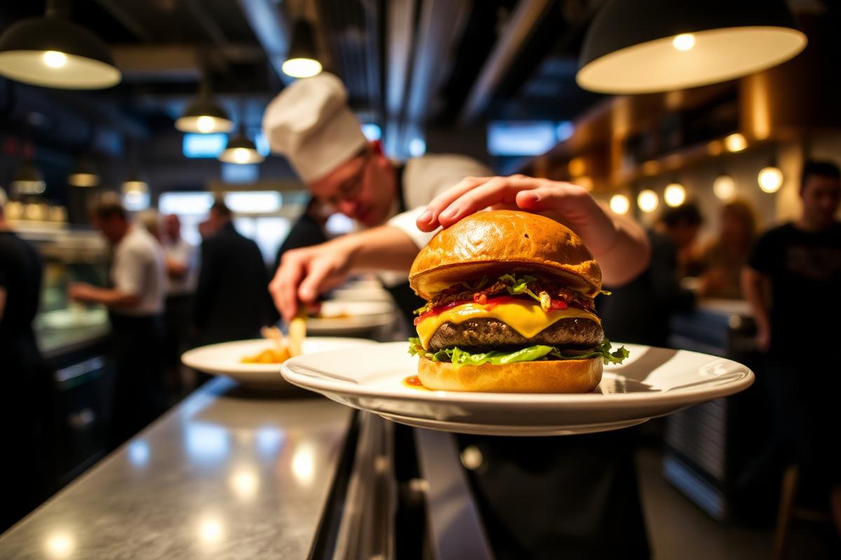 A Burger Wellington entry being plated for service. The 2026 festival is the largest yet.
